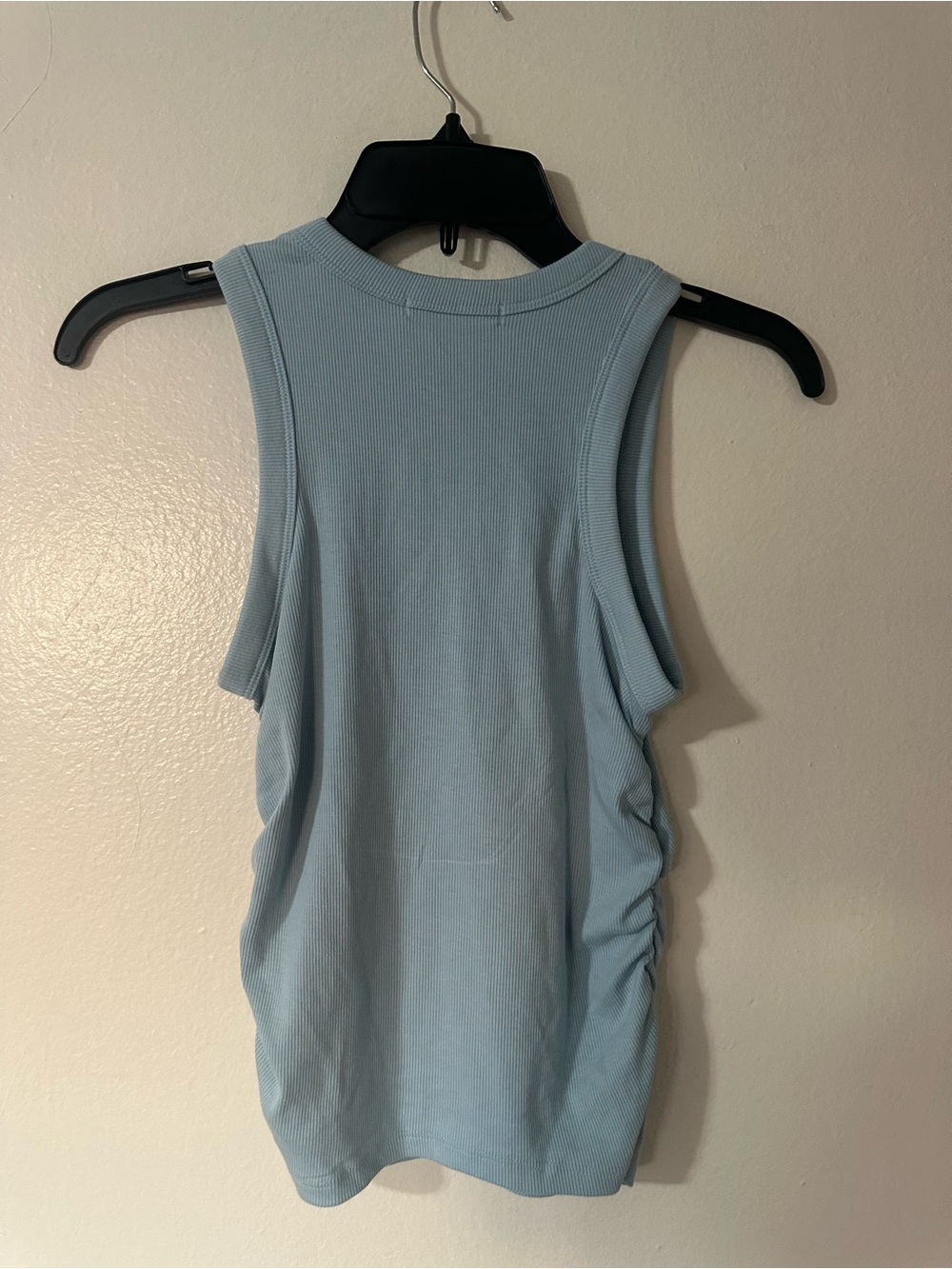 Rebellious One Light Blue Ribbed Tank - Picture 2 of 3